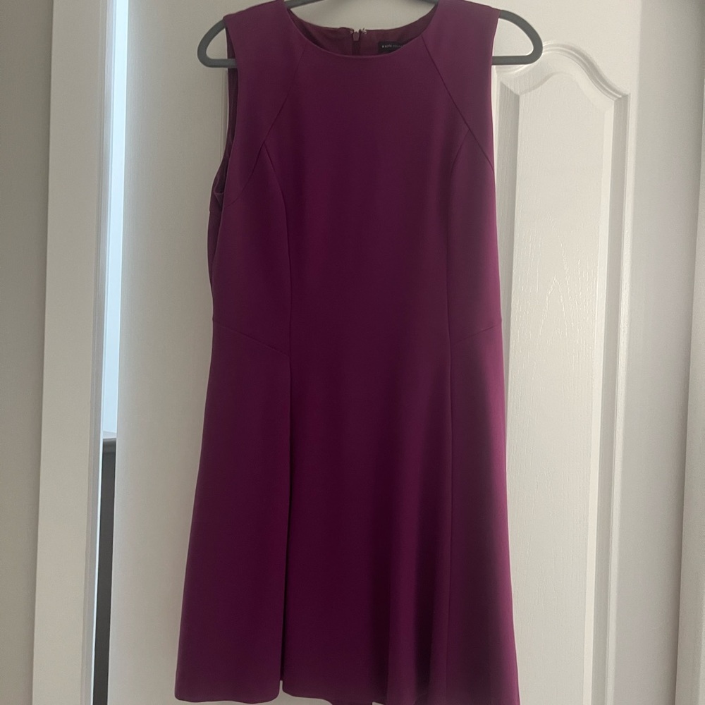 White House Black Market Rich Purple Mini Dress